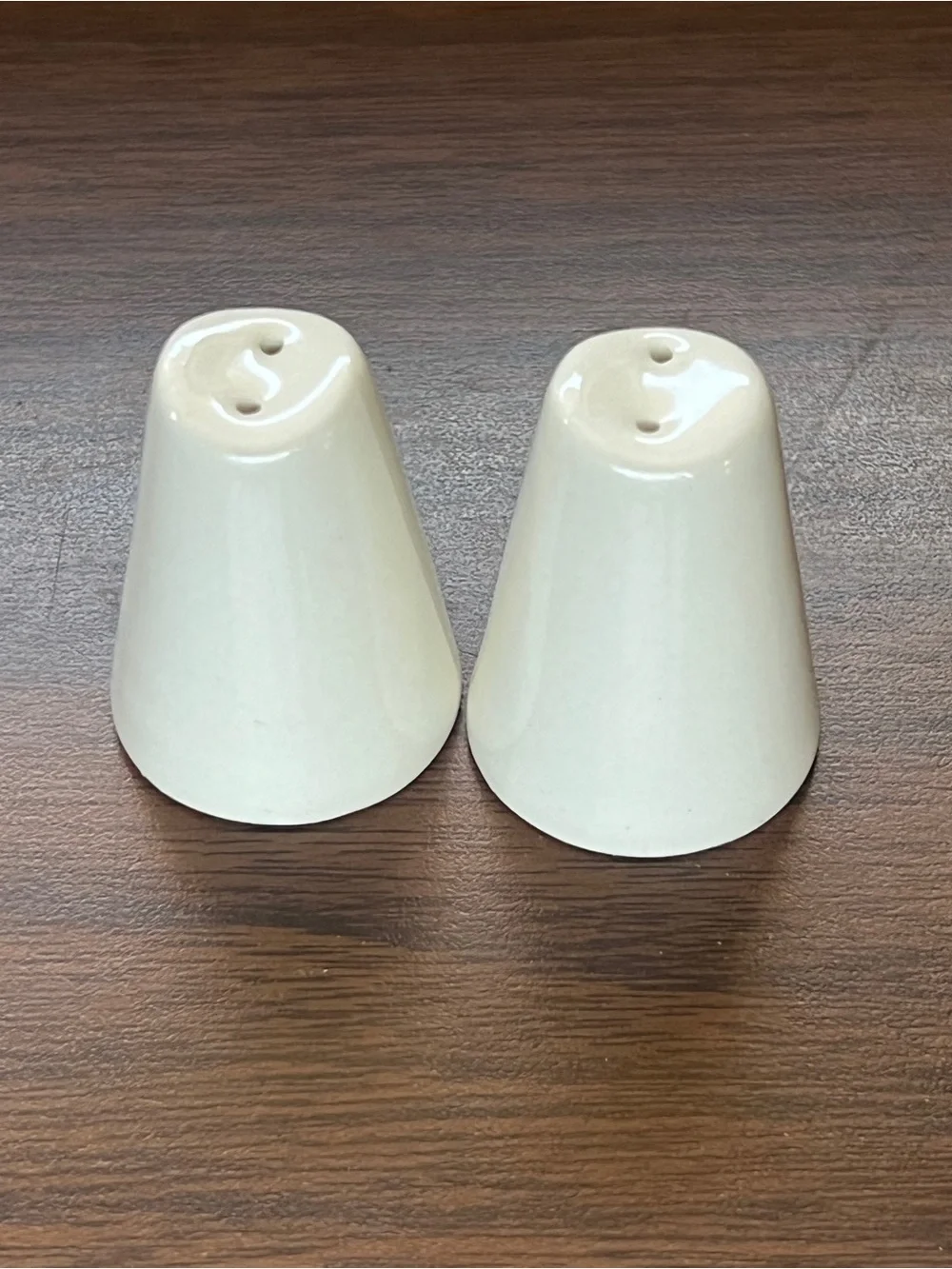 Vintage Mid-century Small Ceramic Salt and Pepper Shakers